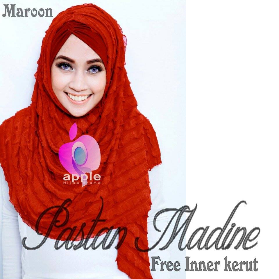 Pastan-Madine-ORIGINAL-Apple-Hijab-maroon