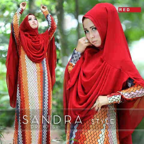Sandra-syari-merah