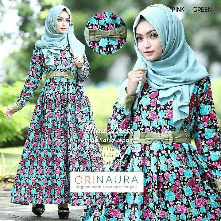 mina-dress-ori-naura-pink-green