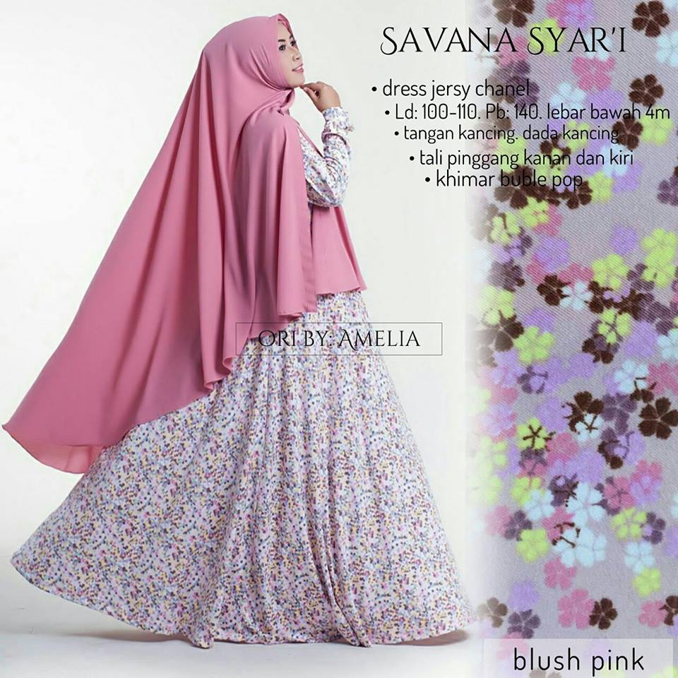 Savana Syari, Gamis Jersey Super ori Amelia