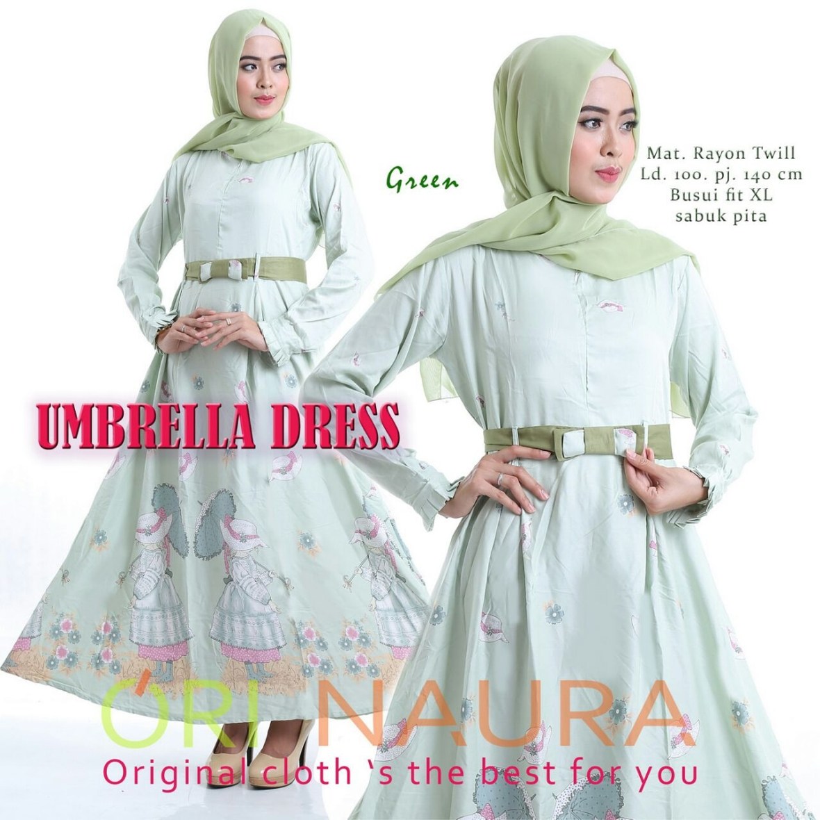umbrella-dress-green