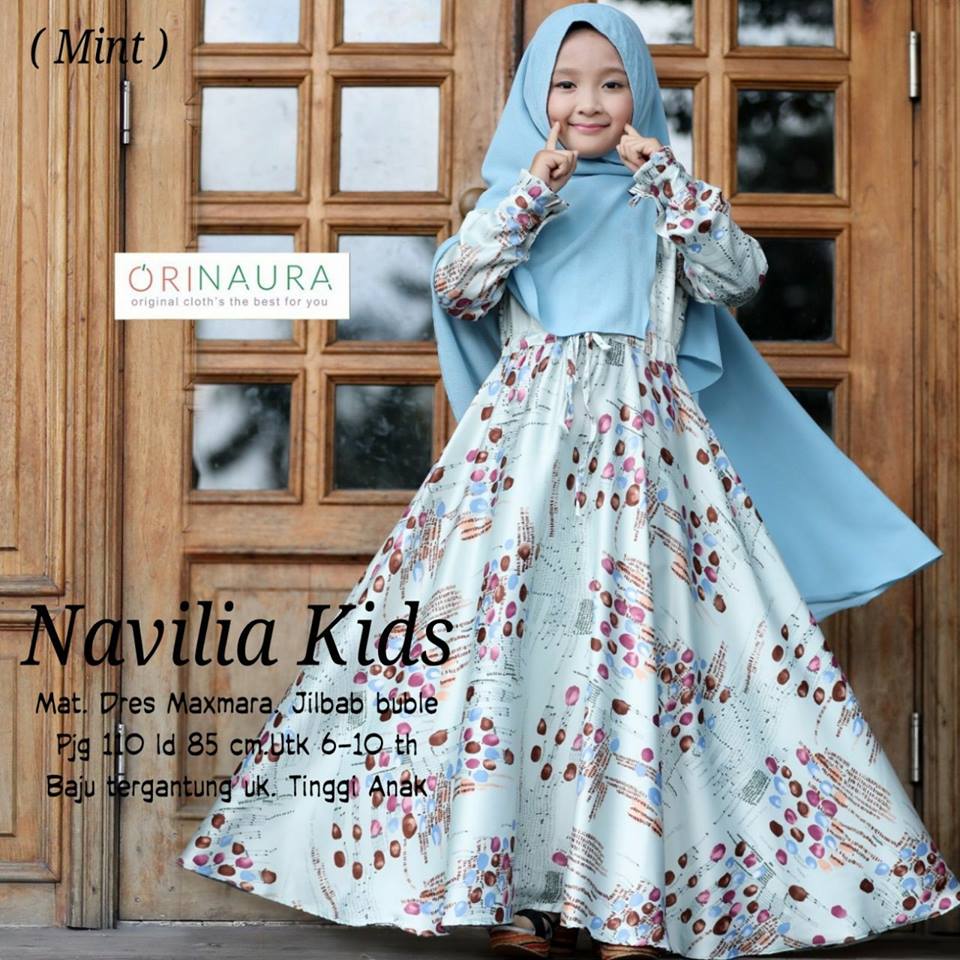 Gamis Anak Selma Navilia Anindya oleh OriNaura