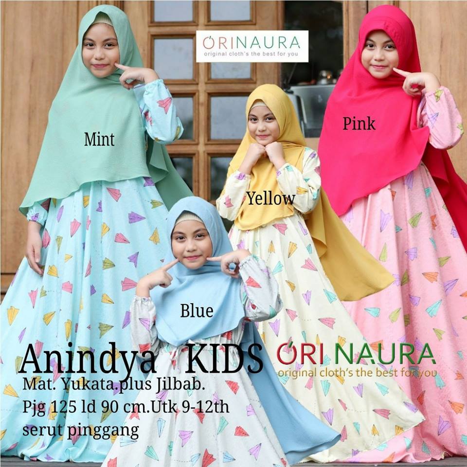 Gamis Anak Selma Navilia Anindya oleh OriNaura