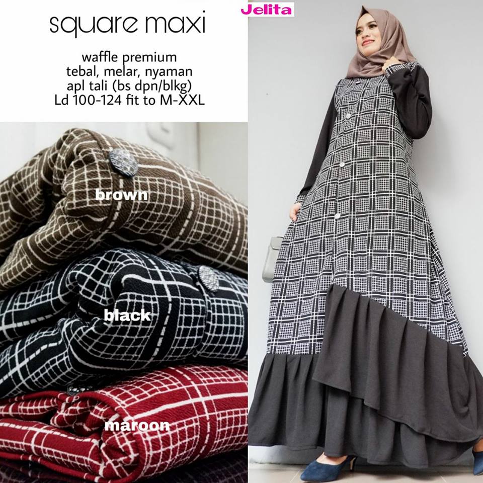 Delta Maxy Mermaid dress#6 Square Maxi Jeany Maxy by Jelita