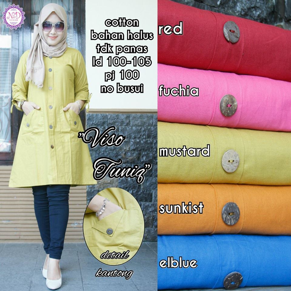 Viso Tuniq Helen Maxy Daun Maxy Gladis Maxy di