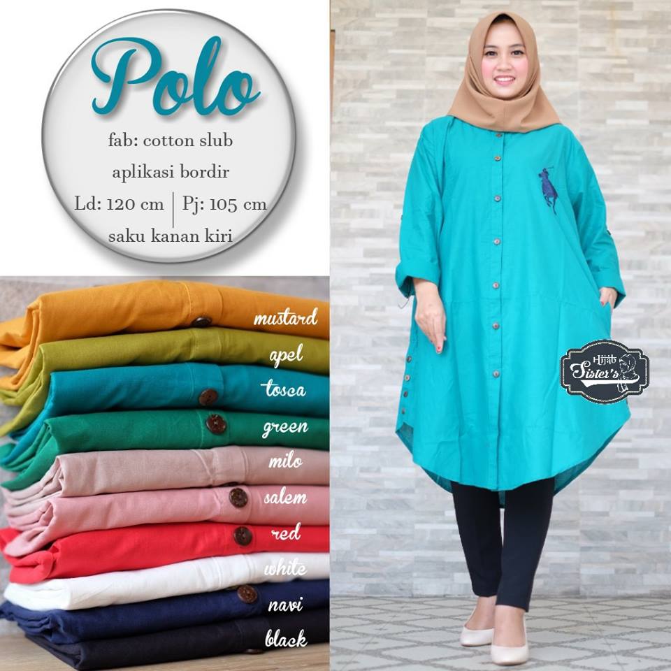 Taka Longcardi Polo Hanan Parka by Hijab Sisiter's