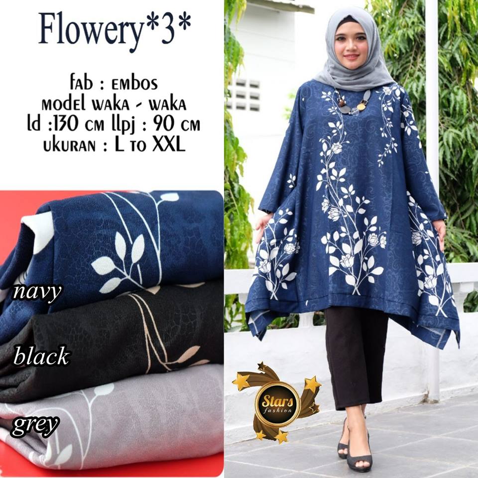 Flowery Frendy Disney Kemeja Blouse by Stars Fashion