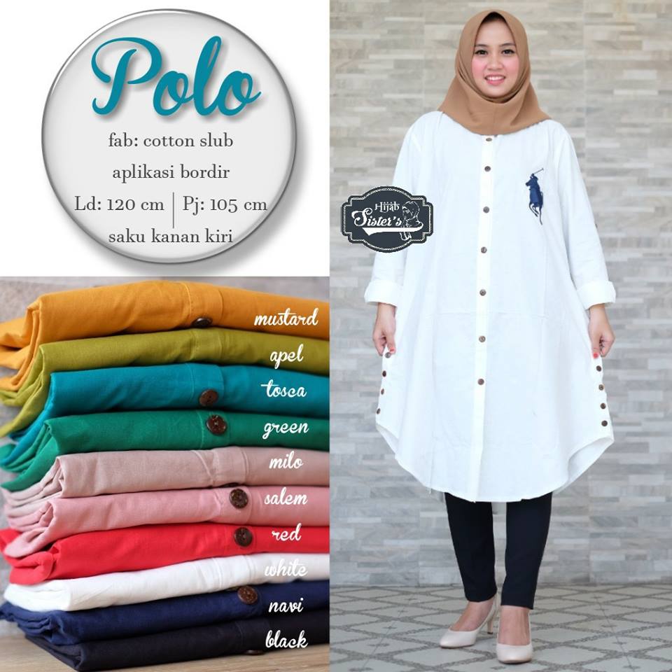 Taka Longcardi Polo Hanan Parka by Hijab Sisiter's