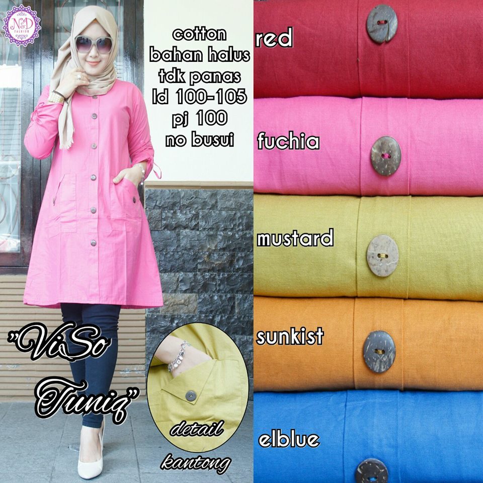 Viso Tuniq Helen Maxy Daun Maxy Gladis Maxy di