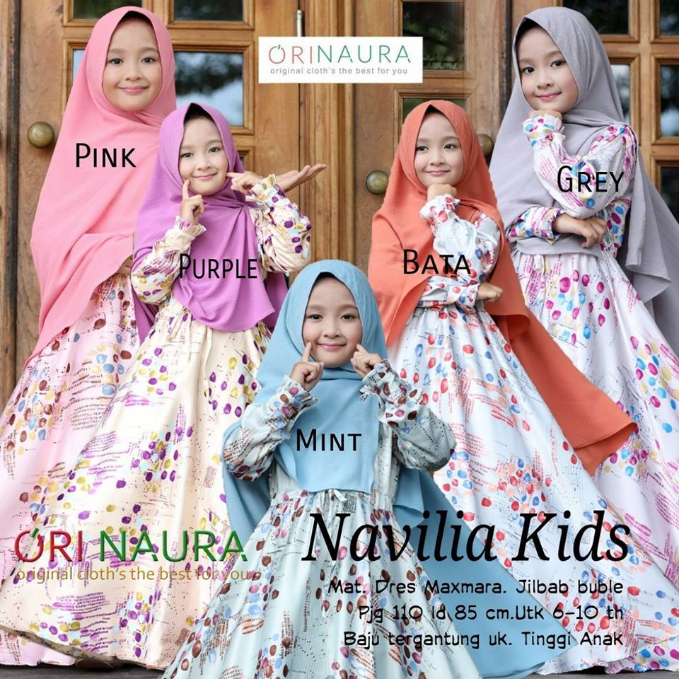 Gamis Anak Selma Navilia Anindya oleh OriNaura