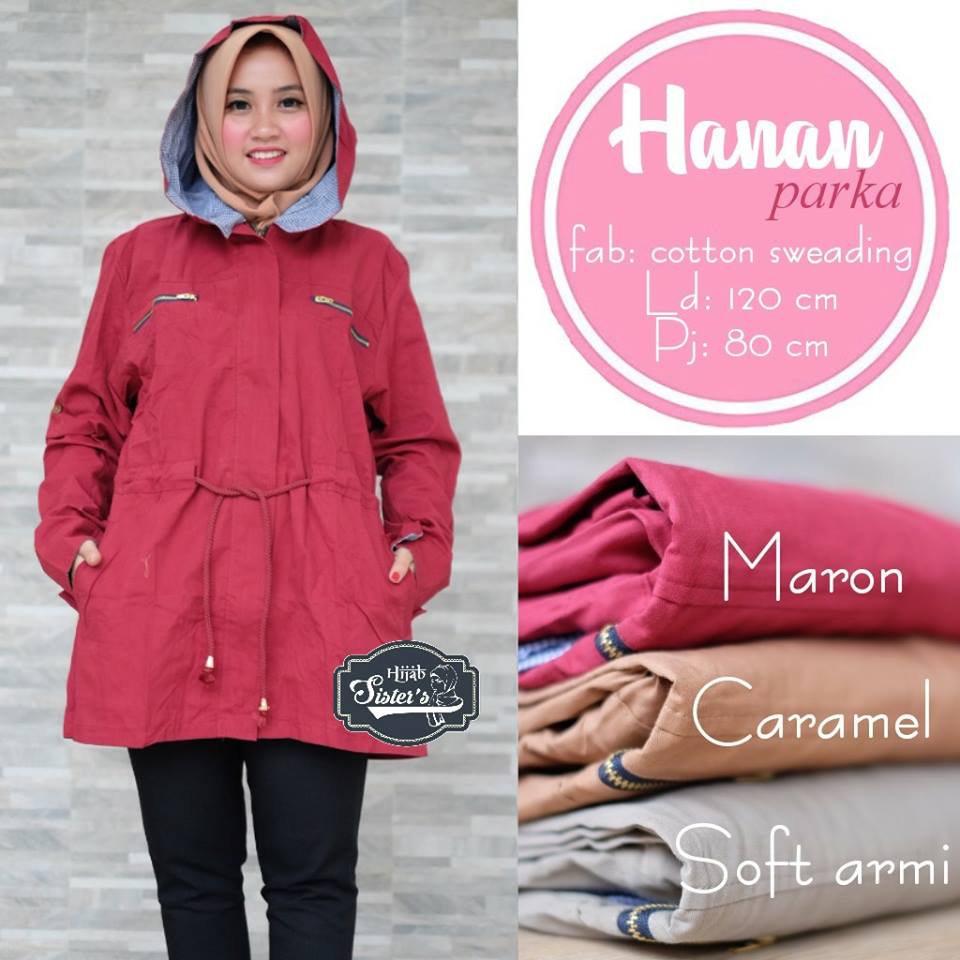 Taka Longcardi Polo Hanan Parka by Hijab Sisiter's