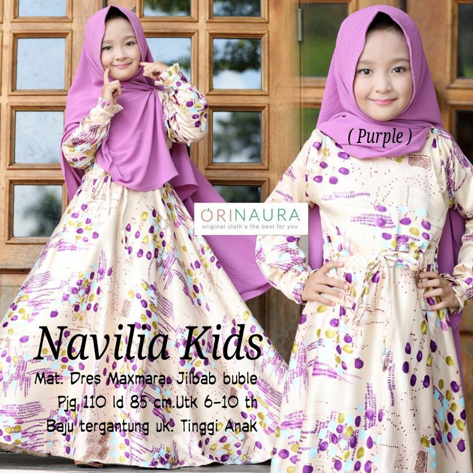 Gamis Anak Selma Navilia Anindya oleh OriNaura