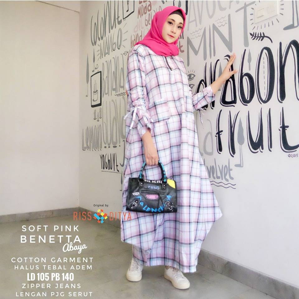 Benetta Abaya Katun Garment by RISS DITYA