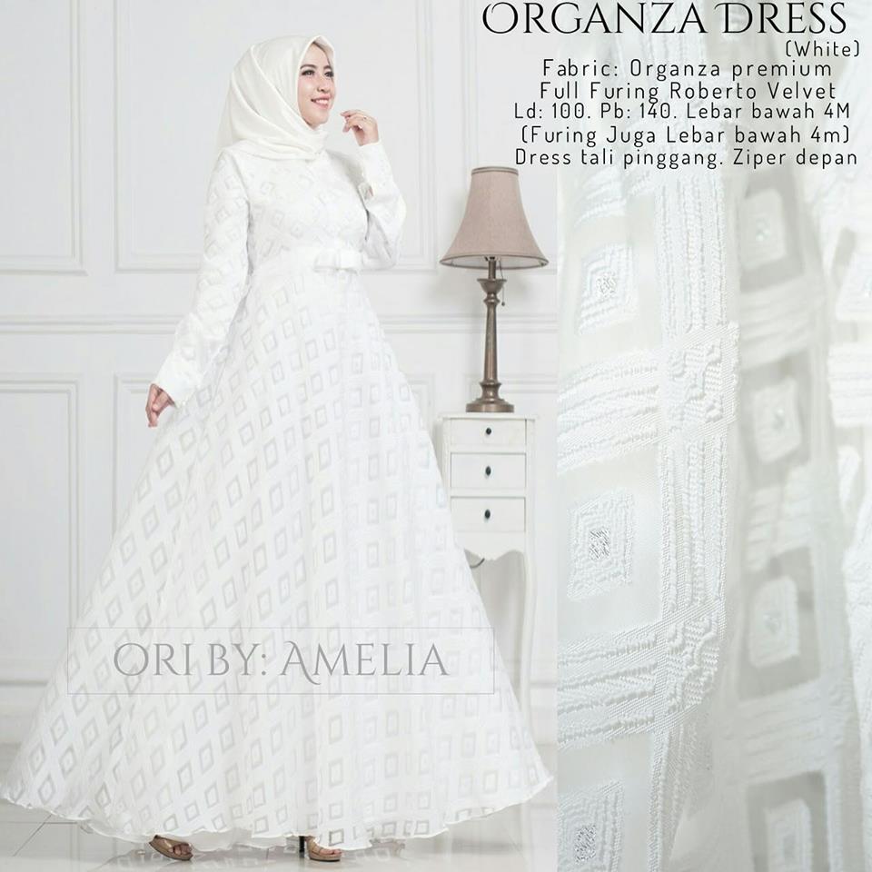 Organza Dress Roberto Velvet Ori by Amelia