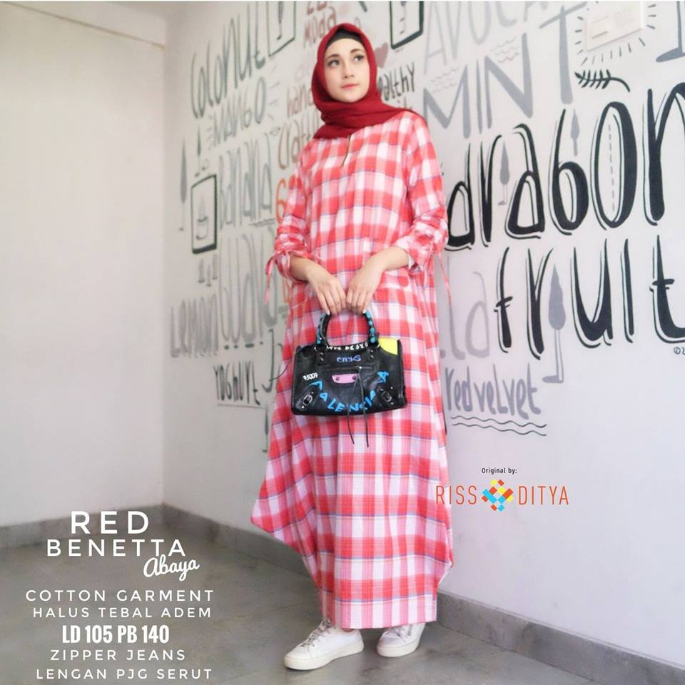 Benetta Abaya Katun Garment by RISS DITYA
