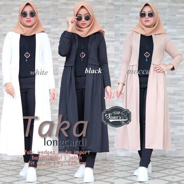 Taka Longcardi Polo Hanan Parka by Hijab Sisiter's