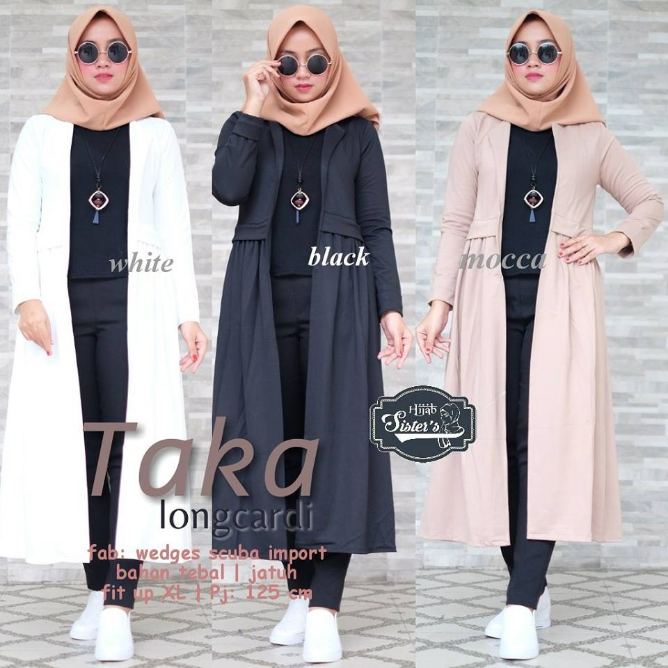 Taka Longcardi Polo Hanan Parka by Hijab Sisiter's