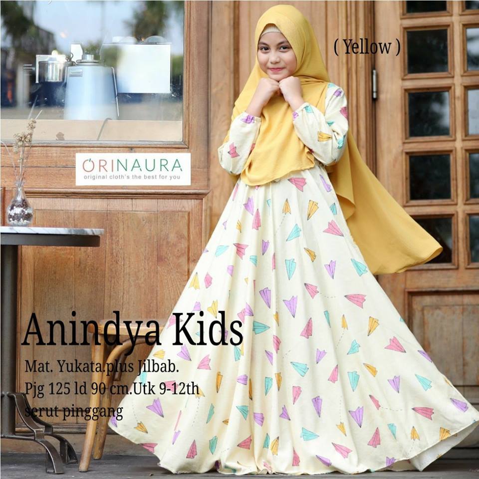 Gamis Anak Selma Navilia Anindya oleh OriNaura