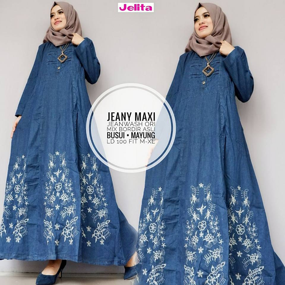 Delta Maxy Mermaid dress#6 Square Maxi Jeany Maxy by Jelita