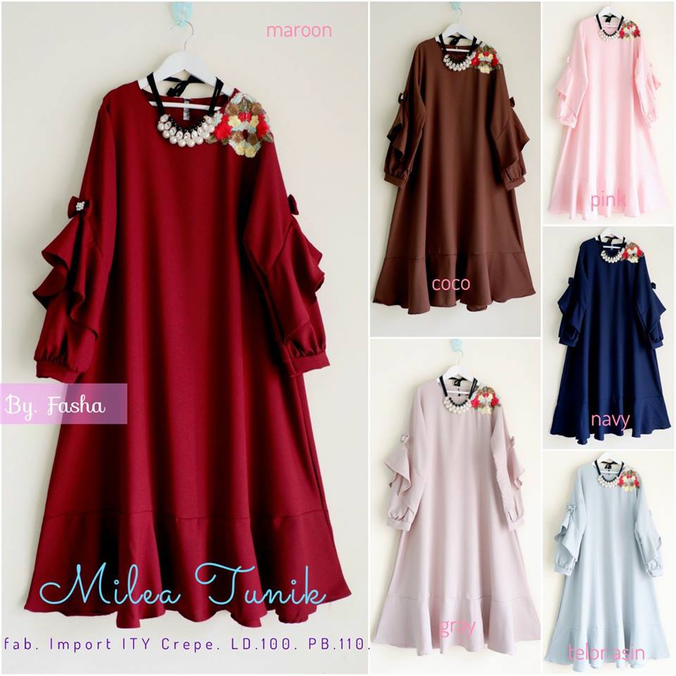 Milea Tunik Nova Tunik Milan Tunik by Fasha Hijab