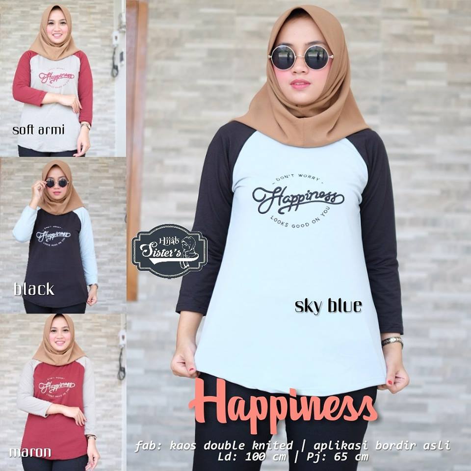 Smilling Oakland Happiness 32 Atasan by Hijab Sister's