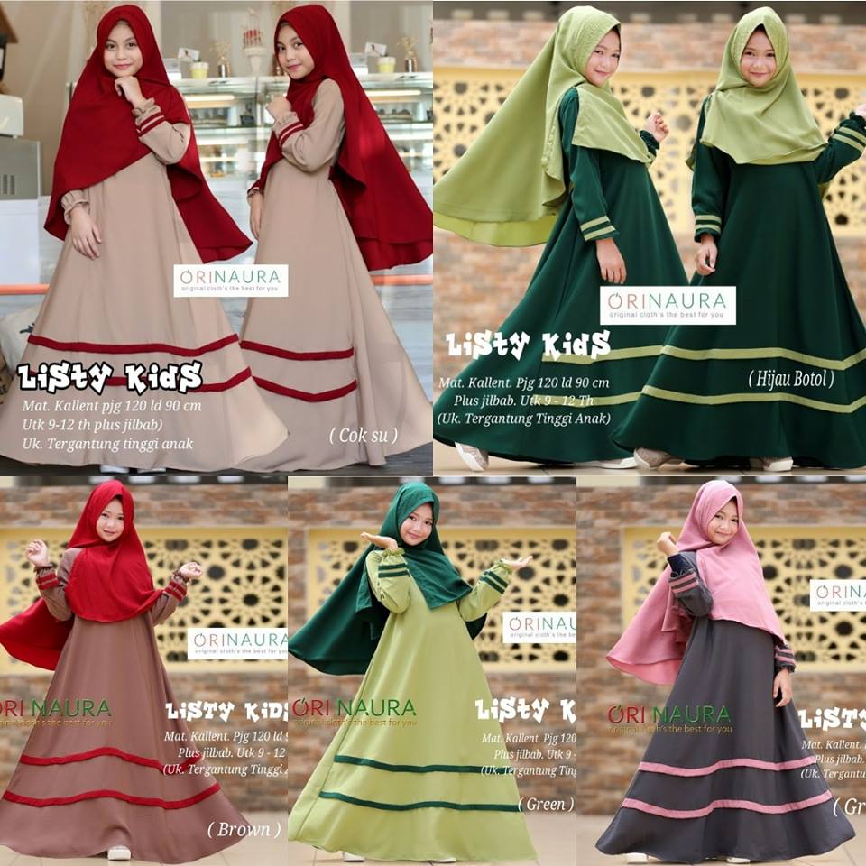 Sakura Rainbow Katun Selena Listy Gracia Sabrina kids by Ori Naura